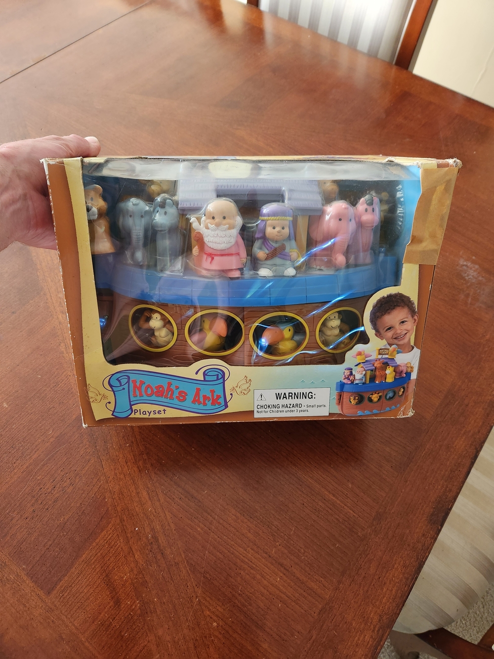 New Noah's Ark Playset - Blue and Multicolor Kids Toy